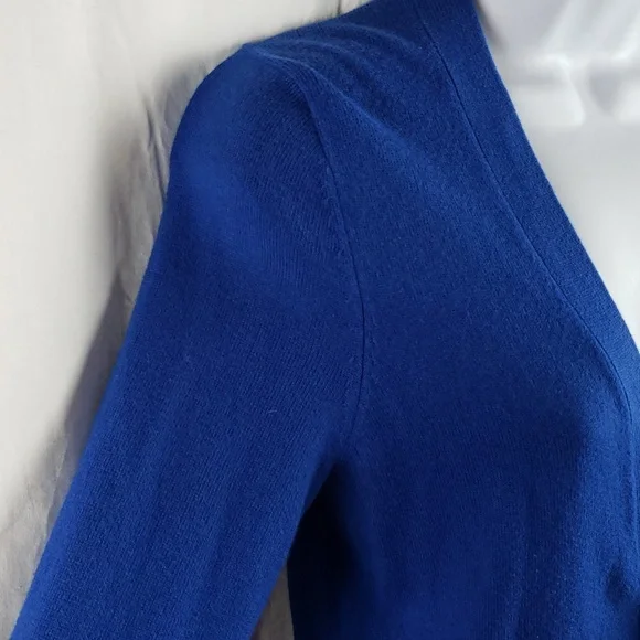 Abercrombie & Fitch Women's Medium Royal Blue Boyfriend Cardigan - Picture 5 of 10